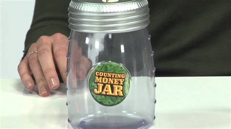 Fund jar that counts money. Counting Money Jar - YouTube