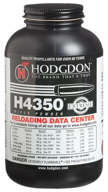 Hodgdon H4350 Smokeless Reloading Powder 1 Lb 3999 Free