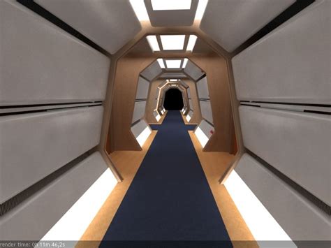 3d Interiors Of Enterprise D Fan Trek In 2020 Star Trek Trek Interior