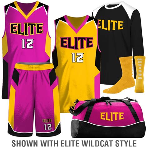Team Pack Elite 2 On 1 Sublimated Basketball Uniforms Tsp