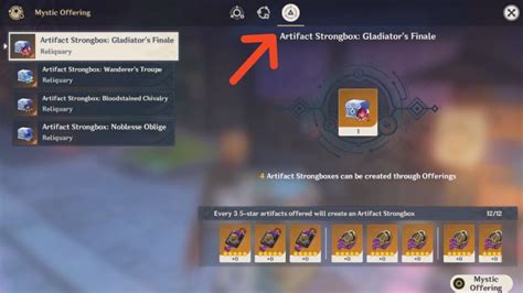 How Does The Artifact Strongbox Work In Genshin Impact Pro Game Guides