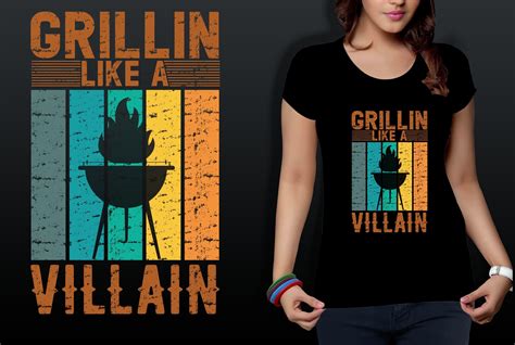 Grilling Like a Villain Illustration par Vector Shop 360 · Creative Fabrica