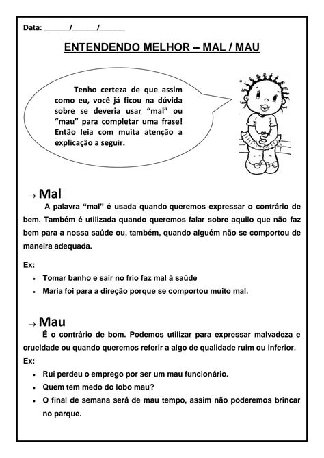Mau E Mal Exercícios