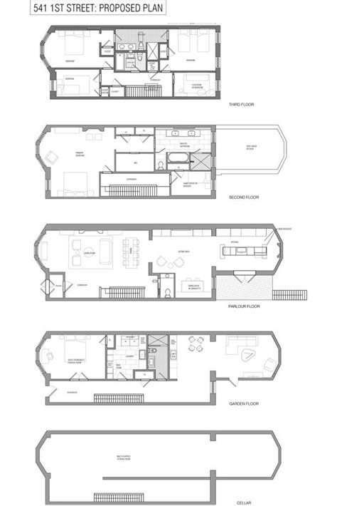 Typical Brooklyn Brownstone Floor Plan Floor Roma