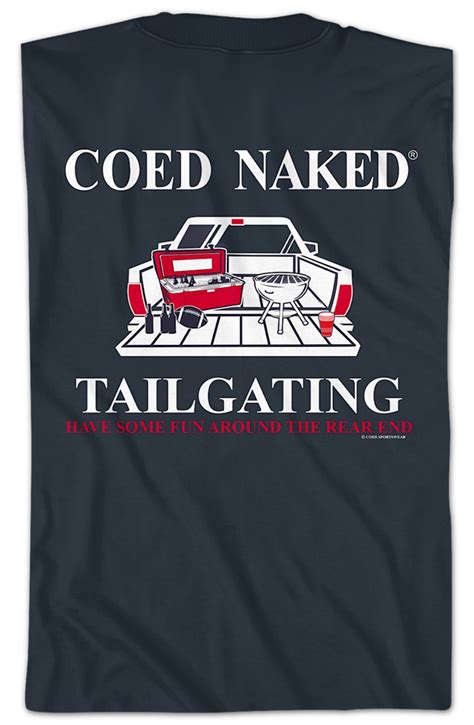 Tailgating Coed Naked T Shirt