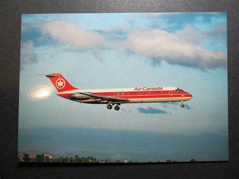10107 Aviation Postcard Air Canada Airlines Douglas Dc9 32 Canada