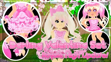 Royale High New Darling Valentina Set And New Valentines Wings Rh