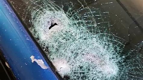 Video Shows Flying Concrete Smash Into Car Windshield On I 696
