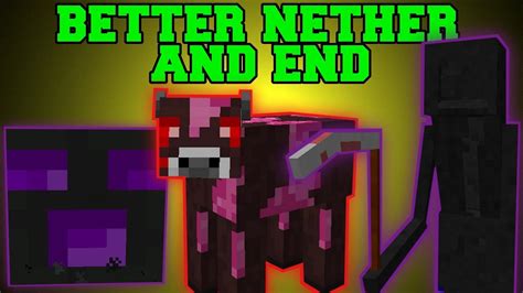 Minecraft Better Nether And The End Mobs Weapons Armor Tools