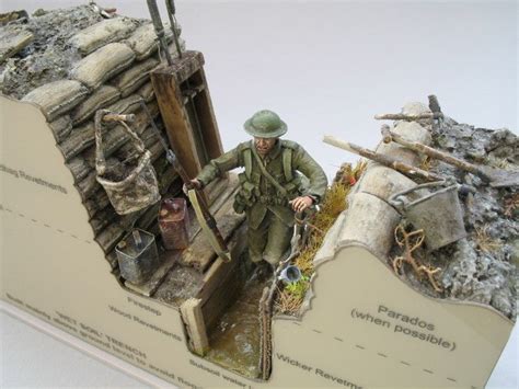 Man Spends Years Creating Detailed Models Of Wwi Trenches Trench