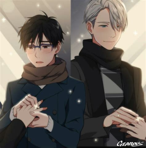 Victor Nikiforov X Katsuki Yuuri Yuri On Ice Fanart Yuri On Ice Victuri Yuri On Ice Comic