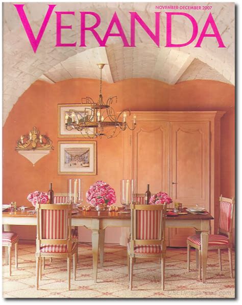 Veranda Magazine December 2007 | Veranda magazine, Interiors magazine, French country decorating