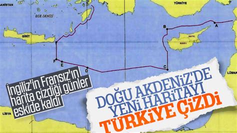 Do U Akdeniz Deki Yeni K Ta Sahanl Haritas