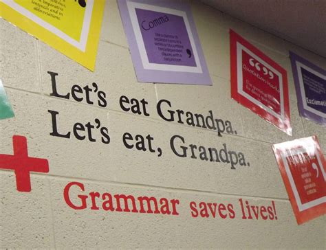 Grammar Wall Grammar Wall Grammar Saving Lives