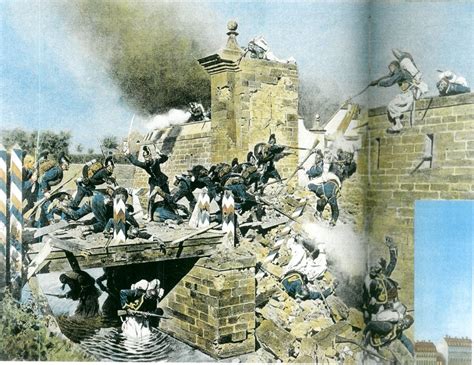 Attack On The “landauer Tor” At Weißenburg 4 August 1870 By Michel