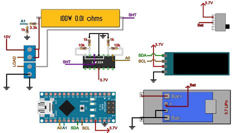 Arduino Power Meter Schematic