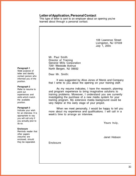 Personal Letter Format Business Letter Template