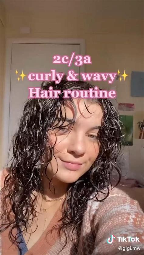 Pin By Cait 💖 On Tik Tok Video Wavy Hair Care Curly Hair Tutorial Curly Hair Styles Naturally