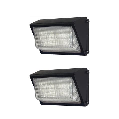 Zjojo Pack 80w Led Wall Pack Light With Photocelldusk To Dawn Outdoor