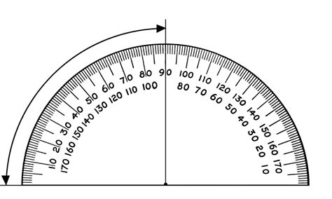 Protractor 90 Degrees Clipart Etc Protractor Ruler Printables