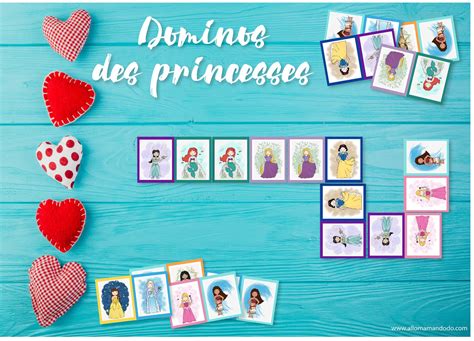 Kit Japprends à Dessiner Les Princesses Dominos Memory