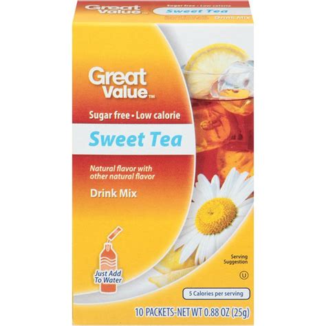 Great Value Sweet Tea Drink Mix Fl Oz Instacart