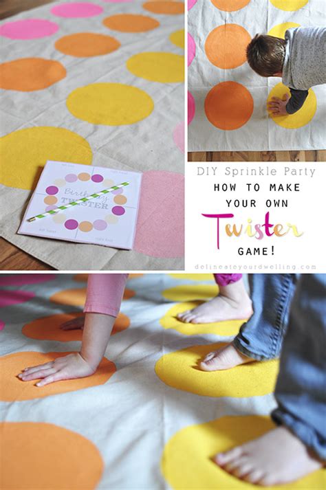 Make Your Own Customized Twister Party Game Party Ideas