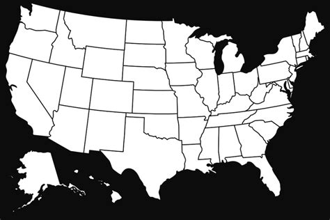 Usa Map Without States Topographic Map Of Usa With States