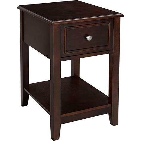 Vasagle Bottom 2 Tire End Table Nightstand With Stable
