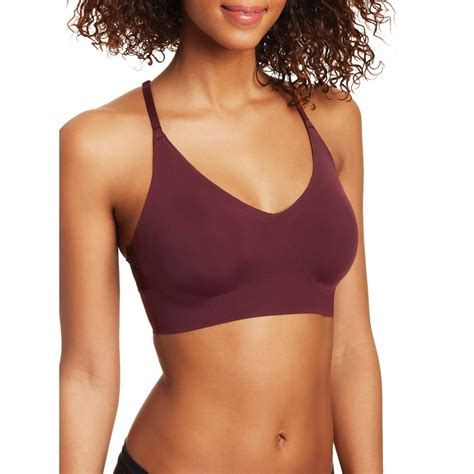 Maidenform Womens Maidenform Pure Comfort Wireless V Neck Pullover Bra With Lace Back Style