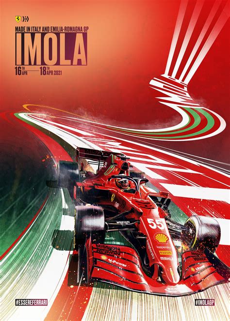 Scuderia Ferrari On Twitter Imola Ferrari Poster Grand Prix Posters