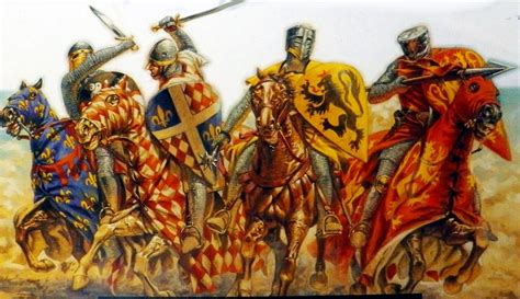 European Crusader Knights By Giuseppe Rava Crusades Medieval Knight