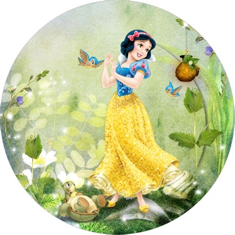 Een echte sneeuwwitje op uw (kinder)feestje, braderie, evenement? Sneeuwwitje Eetbare Print > Voordelig > Baking Queen