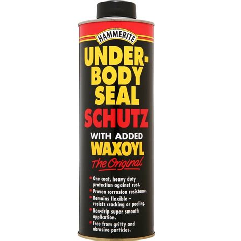 Hammerite Schutz Underbody Seal With Waxoyl 1 Litre