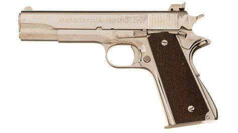 Pre World War Ii Colt Super Match 38 Super Pistol Rock Island Auction