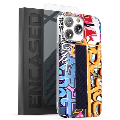 Iphone 14 Pro Max Loop Case In Graffiti With Screen Protector Encased