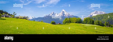 Panoramic View Berchtesgaden National Park Hi Res Stock Photography And