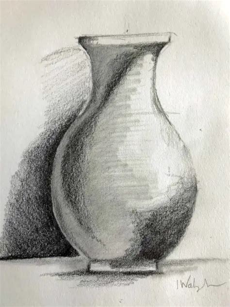 How To Draw A Vase Still Life Basics Improve Drawing