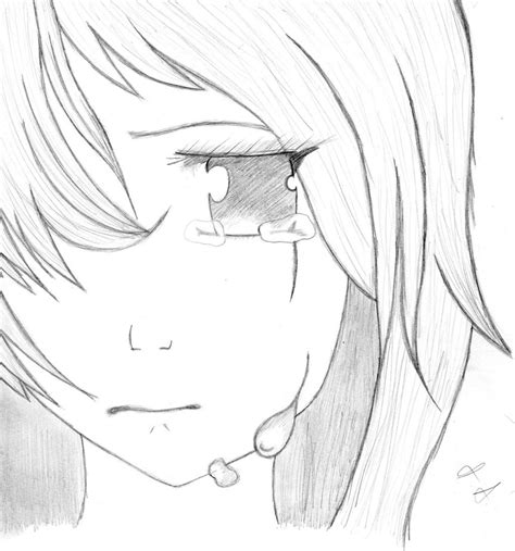 Sad Anime Drawings At Explore Collection Of Sad