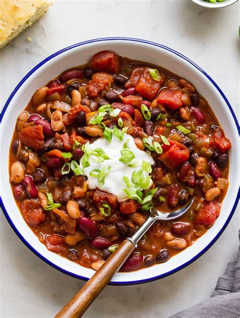 Easy Vegan Three Bean Chili Recipe