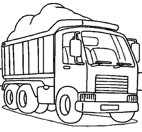 Desenho 20 De Caminhão Para Colorir