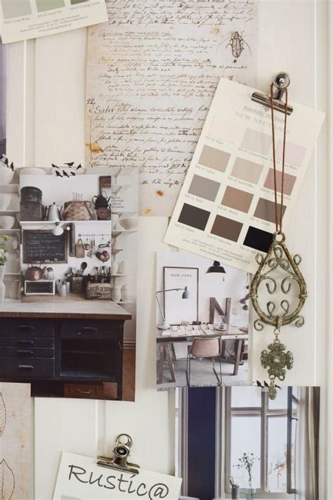 Dekoidee Wandverkleidung DIY aus Holz Moodboard Inspirationswand