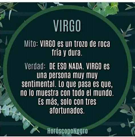 A Black And White Photo With The Words Virgo Written In Spanish