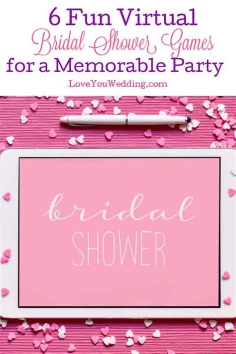 6 Fun Virtual Bridal Shower Games For A Party No One Will Ever Forget