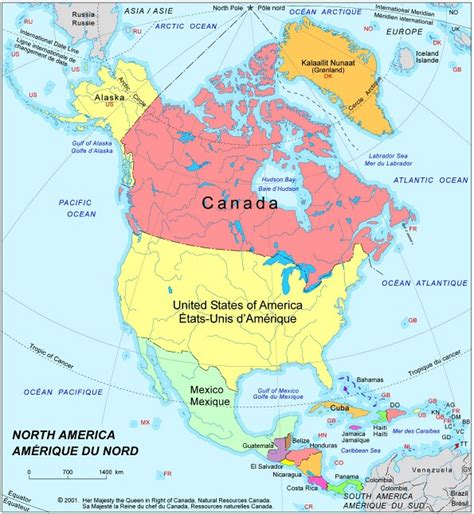 North America Political Map