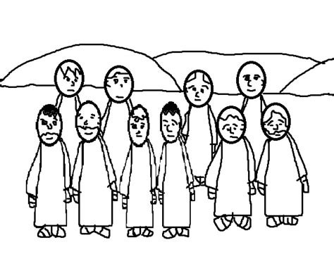 Coloring pages of ten lepers jesus heals leper coloring page. Sunday School Special: Bible Story: The Man Who Said Thank ...