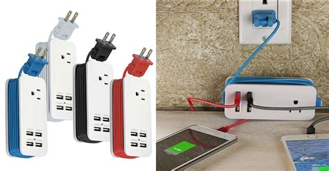 Portable Charging Station With 4 Usb Ports