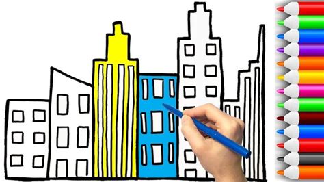 Download 346+ Crafts Skyhigh Skyscrapers Craft Coloring Pages PNG PDF File
