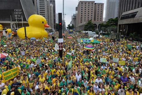 Historic Crowds Protest Against Brazil President Dilma Rousseff