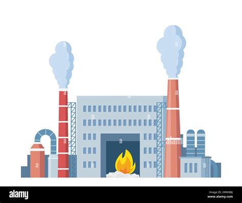 Waste Incineration Technology Stock Vector Images Alamy